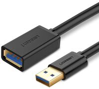 UGREEN USB 3.0 hosszabító kábel 0,5 m fekete (30125)