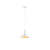Leuchtenschirm LALU® TETRA 14 MIX&MATCH, H:4,9 cm, weiß/gold