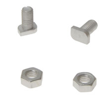 ALM GH003 Cropped Glaze Bolts & Nuts Pack of 20