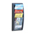 Multi-Section Wall-Mounted Leaflet Holder / Newspaper Stand / Newspaper Hanger / Wall Mounted Multiple Pocket Leaflet Holder "Avena" | light grey ⅓ A4