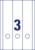 Ordner-Etiketten, A4 mit ultragrip, 61 x 297 mm, 30 Bogen/90 Etiketten, weiß