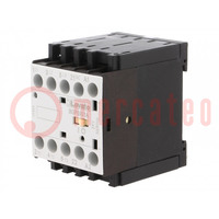 Contactor: 3-pole; NO x3; Auxiliary contacts: NC; 24VAC; 9A; BG