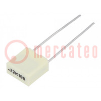 Capacitor: polyester; 220nF; 63VAC; 100VDC; 5mm; ±10%; -55÷105°C