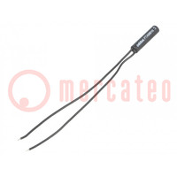 Reed switch; Pswitch: 7W; Ø6x25mm; Connection: lead 0,1m; 400mA