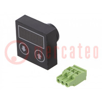 Indicatore digitale; 22mm; CM22; -25÷60°C; IP65; 12÷24VDC; 22,5mm