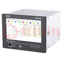 Meter: power quality analyser; on panel; digital,mounting; 580V