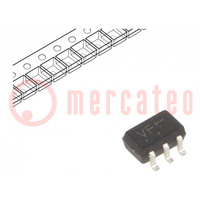 IC: digital; NOT; Ch: 1; IN: 1; CMOS; SMD; SC88A; 2÷5.5VDC; -55÷125°C
