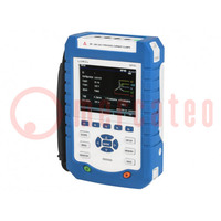 Meter: power quality analyser; LCD TFT 5,6"; Resolution: 320x240
