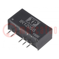 Convertisseur: DC/DC; 3W; Ud'entrée: 12V; Ubase: 5VDC; Ibase: 300mA