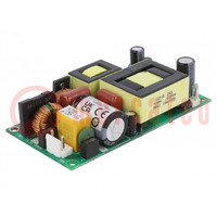 Power supply: switched-mode; open; 180W; 85÷264VAC; OUT: 1; 28VDC