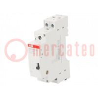 Relay: installation; bistable,impulse; NO x2; 18x68x85mm; 32A