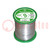 Soldering wire; Sn99,3Cu0,7; 1mm; 0.25kg; lead free; reel; 220°C