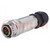 Connector: circular; plug; for cable; PIN: 6; male; soldering; 600V