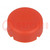 Klawisz; okrągły; czerwony; poliamid; Ø17mm; 6425.0101,6425.1101