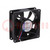 Fan: DC; axial; 24VDC; 80x80x25mm; 58m3/h; 27dBA; ball; 2600rpm