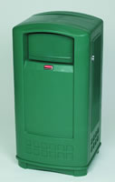 Abfallbehälter Landmark ™ Junior Container , Inhalt 132 Liter , grün