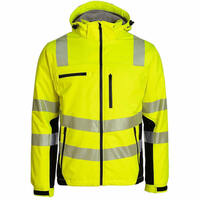 Asatex Prevent Trendline Warnschutzjacke gelb, Größen: S - 5XL, Farbe: gelb/schwarz Version: 05 - Größe: 2XL