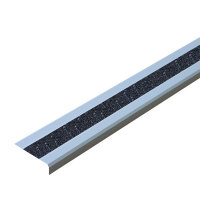 Treppenkantenprofil Alu GlitterGrip schwarz 3,1 x 80,0 x 5,3 cm, selbstklebend
