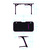ULTRADESK Biurko dla gracza SPACE XXL V2 BLACK, 144x70 cm, 75 cm, Podświetlenie LED RGB z panelem dotykowym, z podkładką pod mysz