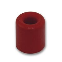 Produktbild zu SECOTEC Türpuffer Gummi 30 mm rot SB-1 BL3