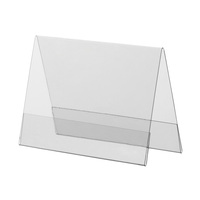 Stojak daszkowy / Stojak stołowy z twardej folii w formatach DIN | 0,5 mm transparentny A7