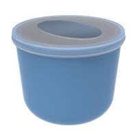 Artikelbild Lunchpot "ToGo", 650 ml, comfortable blue /transparent