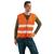Safety vest "Standard" poly bag, yellow-neon