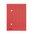 Umlaufmappe, Manila-RC-Karton, 250 g/qm, für DIN A4, rot