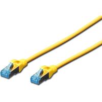 DIGITUS Patchkabel RJ45 SF/UTP Cat5e 2.00m gelb Hebelschutz Polybeutel