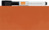 Whiteboard quadratisch, Stahl, magnetisch, 360 x 360 mm, orange