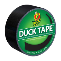 Duck 1265013 duct tape Suitable for indoor use 18 m Black