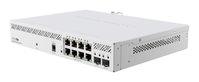 Mikrotik CSS610-8P-2S+IN hálózati kapcsoló Vezérelt Gigabit Ethernet (10/100/1000) Ethernet-áramellátás (PoE) támogatása Fehér