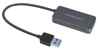 Mediacom MD-S400 lettore di schede USB 3.2 Gen 1 (3.1 Gen 1) Type-A Alluminio