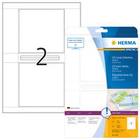 HERMA CD-Cover-Etiketten A4 121.5x117.5 mm weiß Papier matt 50 St.