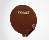 Schwaiger SPI075PR011 Satellitenantenne 10,7 - 12,75 GHz Rot