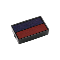 Colop E/10/2 Rep Pads Blue/Red PK2 timbro e inchiostro Blu/rosso 1 pz