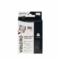 Velcro VEL-EC60239 klittenband Zwart 2 stuk(s)
