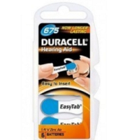 Duracell 1.4 V, zinc-air, 6 pack Egyszer használatos elem Cink-levegő