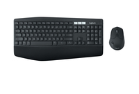 Logitech MK850 Performance teclado Ratón incluido RF Wireless + Bluetooth QWERTY Inglés de EE. UU. Negro