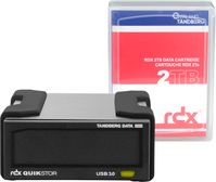 Overland-Tandberg Kit de lecteur RDX avec cassette de 2 To, externe, noir, USB3+