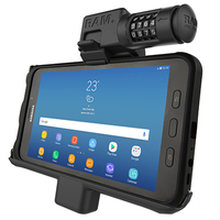 RAM Mounts Locking Powered Cradle for Samsung Galaxy Tab Active2