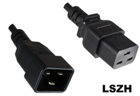 Microconnect PE141518LSZH power cable Black 1.8 m C20 coupler C19 coupler