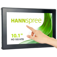 Hannspree Open Frame HO 105 HTB Laposképernyős digitális reklámtábla 25,6 cm (10.1") LCD 350 cd/m² HD Fekete Érintőképernyő