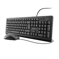 Trust Primo keyboard Mouse included Office USB + Bluetooth Nordic Black