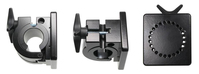 Brodit Pipe Mount with mounting plate Active holder Black