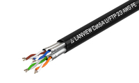 Lanview LVN122445 networking cable Black 500 m Cat6a U/UTP (UTP)
