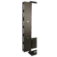 Tripp Lite SRCABLEVRT12 Sujetador de Cable Vertical de Alta Capacidad, 30.48 cm [12"] - Ducto de peine doble con tapa