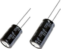 Panasonic EEUFS1V821 capacitors Zwart Vaste condensator Cylindrisch DC