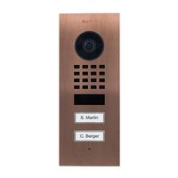 DoorBird D1102V système vidéophone Acier brossé