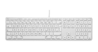 LMP 24206 Tastatur USB QWERTZ Deutsch Silber